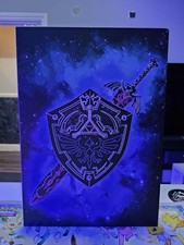 DISPLATE METAL POSTER  ZELDA LINK SHIELD MATT FINISH MEDIUM