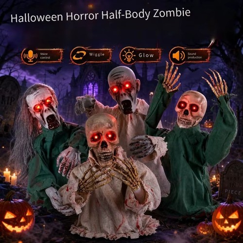 Halloween voice activated half - voice,