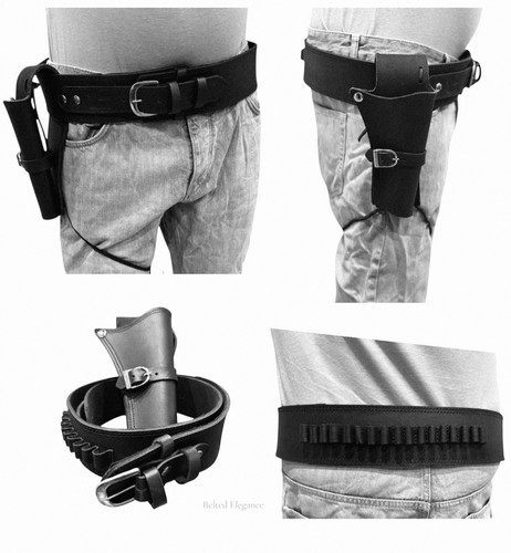 Western cowboy gun - western, holster