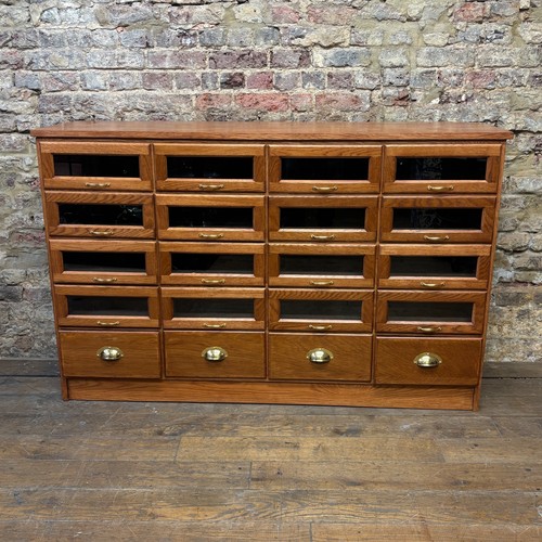 Vintage style oak haberdashery - vintage,