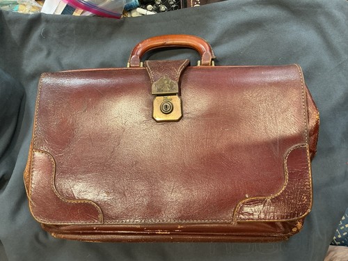 Vintage oxblood leather - vintage,