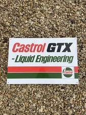 Vintage Castrol GTX Tin Sign
