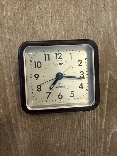 Lorus quartz alarm clock small - lorus,