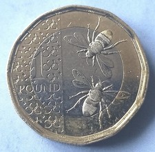 2023 Charles III £1 one pound coin - Honey Bees