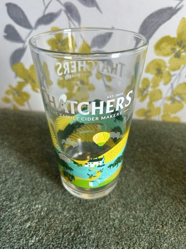 Thatchers pint glass cider - thatchers,
