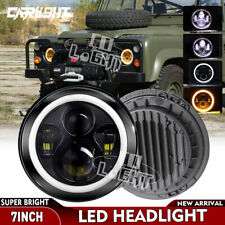 7"Inch Led Headlight Halo DRL