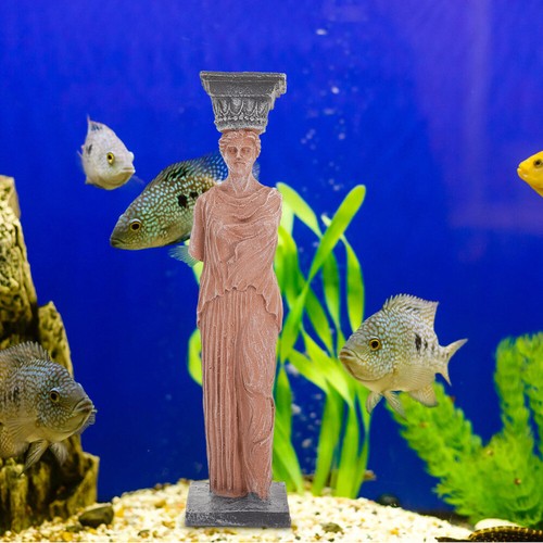 Fish tank greek - fish, volcano