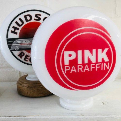 Mini gas pump globe pink - gas,