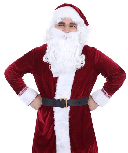 Deluxe father christmas wig - deluxe,