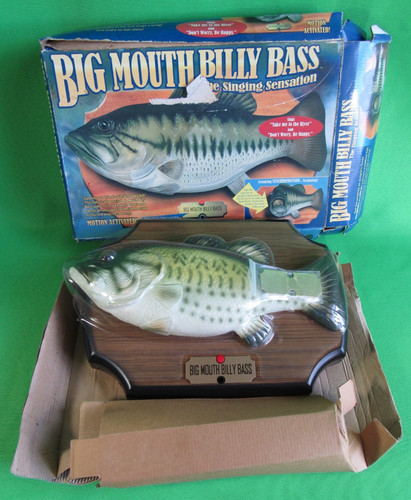 Vtg big mouth billy - big, bass