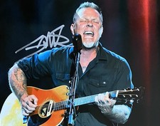 JAMES HETFIELD AUTOGRAPHED