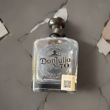 1942 Don Julio 70th Anniversary Edition Tequila Bottle  (Empty) 2012 Craft Lamp