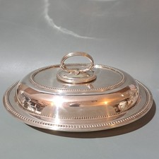 Mappin & Webb Sver Plated Entree Dish With Divided Liner Prince's Plate
