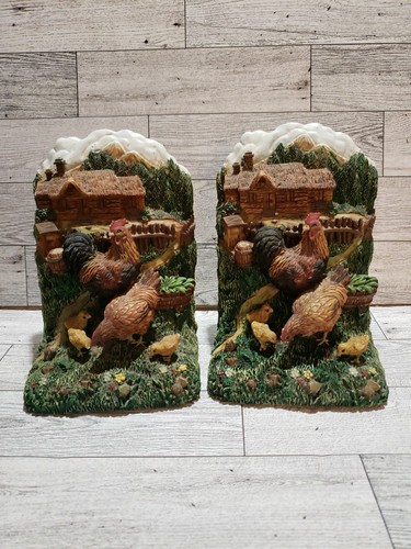Unique bookends chicken chicks - bookends,