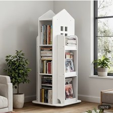 3 Tier Rotating Bookshelf 360