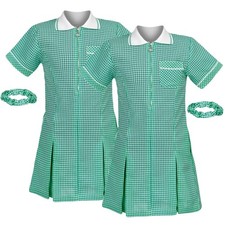 Girls Gingham School Dress
