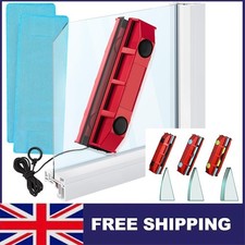 Magnetic Window Cleaner Tool Double Glazing Windows Glass Cleaning Wiper UK