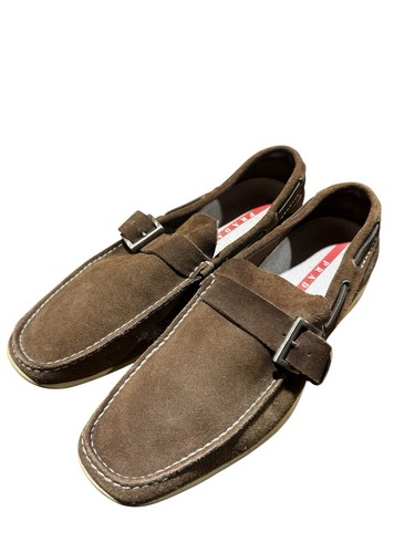 Prada suede driving shoes - prada,