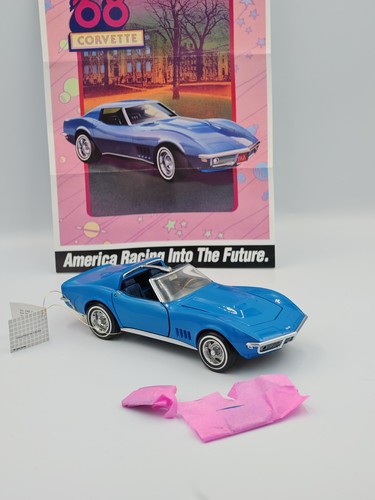 1968 chevy corvette blue - 1968,