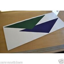McLOUIS Motorhome Triangles Logo Sticker Decal Graphic - SINGLE