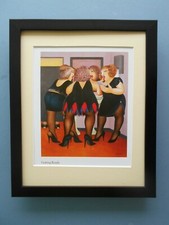 Beryl Cook 'Getting Ready' print FRAMED