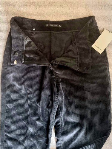 Zara black cord flared - zara,