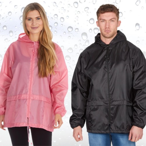 Unisex adults plain rain coat - unisex,