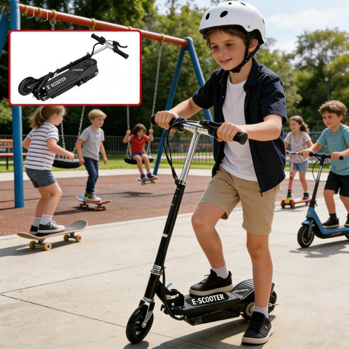 Kids electric scooter - scooter, folding