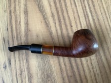 Small Vintage Wooden Amber Smoking Pipe