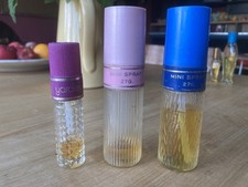Vintage set of Yardley mini spray miniatures, all part used Prelude Caprice 