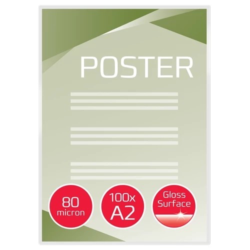 Gbc document pouch gloss 80 - pouch,