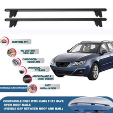 Car Roof Bars Cross Bars for Seat Exeo St 2009-2012  Roof Rack Lockable 2X Black