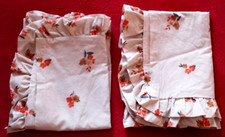 2 x PRETTY CREAM DITSY FLORAL