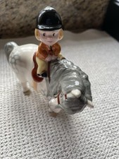 Beswick Vintage 1981 Angel on Horseback Learner Norman Thelwell Ponies Figurine