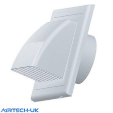 White Air Vent Grille Gravity
