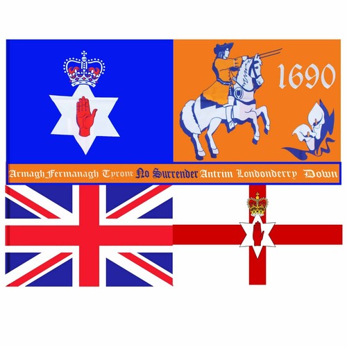 Northern ireland flag ulster - ireland, flag,