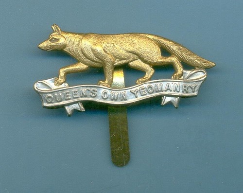 Queens own yeomanry - own, yeomanry.bi-metal