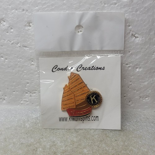 Kiwanis pin sailboat condie - kiwanis,