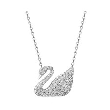 Swarovski swan white necklace - swarovski,