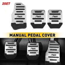 2SET Sliver Aluminum Non Slip