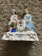 Antique Fairings Pottery Figurine Vintage 'Fathers Joy'  Good Condition