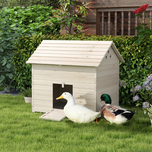 Wooden duck house shelter - wooden,