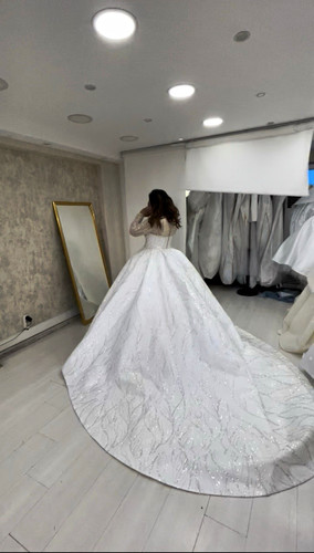 White princess ball - white, gown