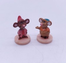 Vintage Polly Pocket Cinderella Wedding Palace Gus & Jaq Mouse Figures 1995