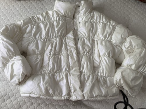Jacket pearl white color - h&m,