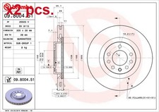 X2 PCS FRONT BRAKE DISC ROTOS