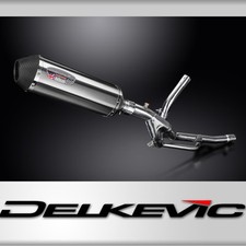 Suzuki DL650 V-Strom 2017-2023 343mm X-Oval Stainless Exhaust Silencer Can Kit