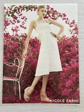 2006 NICOLE FARHI Print Ad 1 D/S Page Long Legs Feet Ankle High Heel Shoes Art