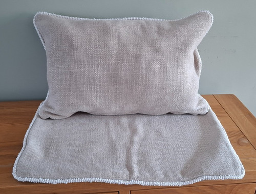 Cushion covers grey - grey, linen