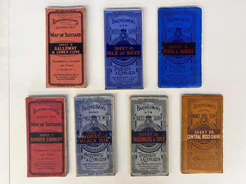 Vintage bartholomew maps - bartholomew's,